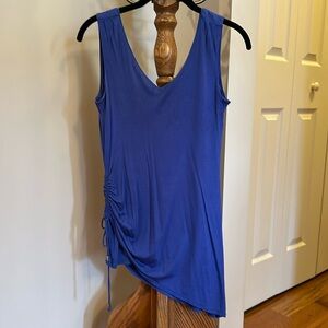 White House Black Market Asymmetrical Side Gather Tank